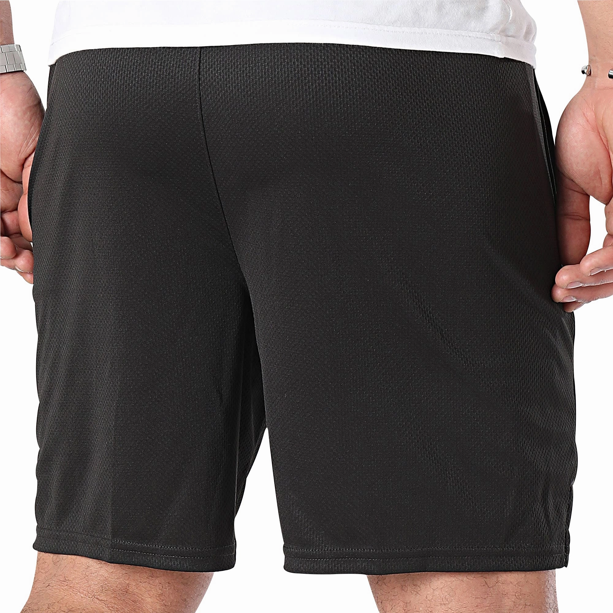 Slip Resistant Inner Lining Puma Ultrabreathe Stretch 7 Inch Mens Training Shorts - Black
