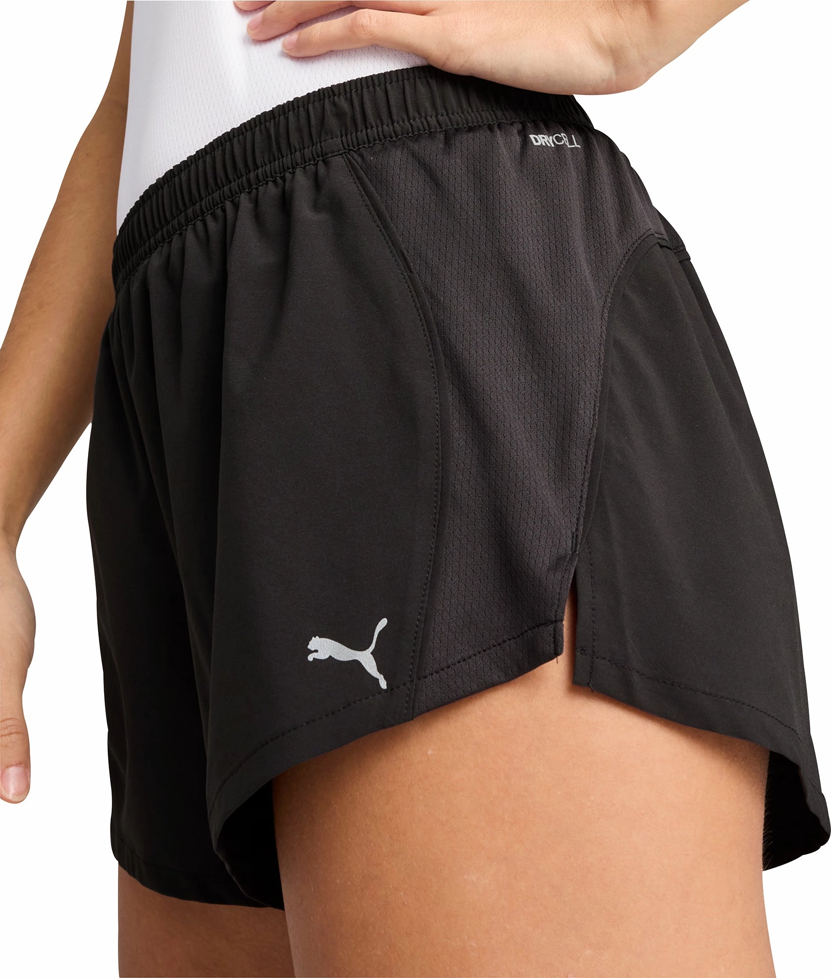 Puma Velocity 3 Inch Womens Running Shorts - Black Performance Flex