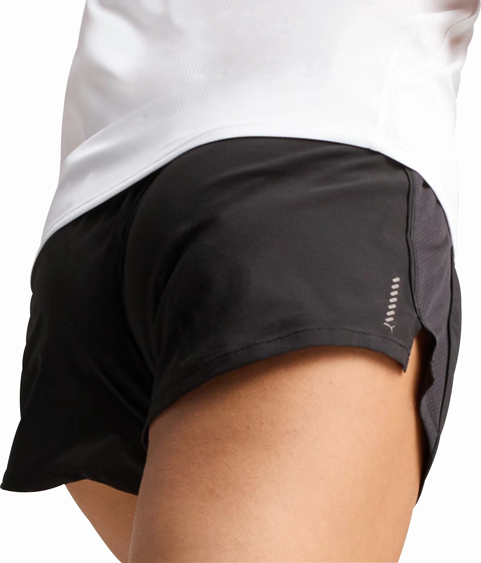 Puma Velocity 3 Inch Womens Running Shorts - Black Quick Evaporation Fabric