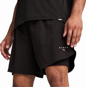 Breathable mesh lining Puma X HYROX 2 In 1 Mens Training Shorts - Black