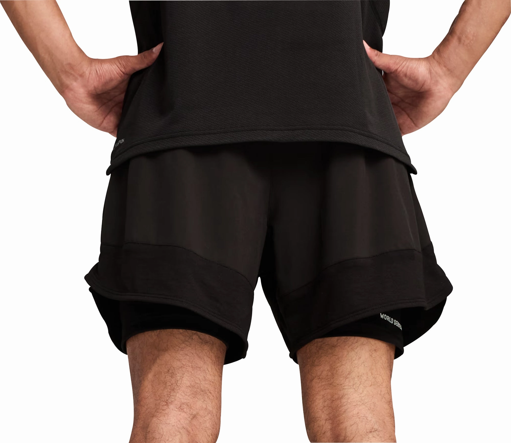 Breezy Vibe Puma X HYROX 2 In 1 Mens Training Shorts - Black