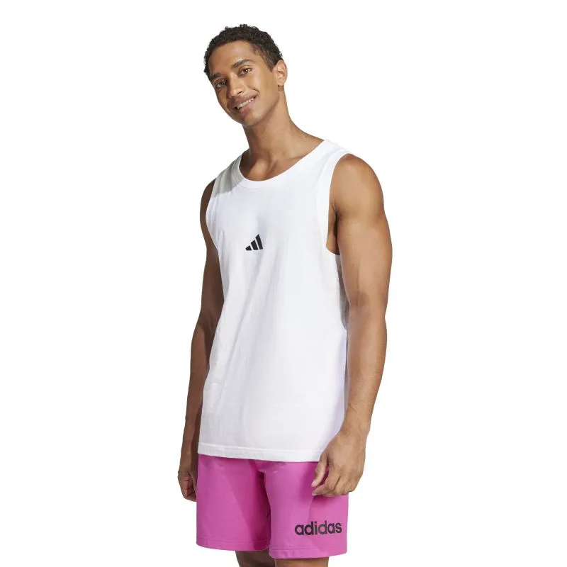 Casual Look Wear Garment Dyed Adidas Mens Essentials Small Logo Tank