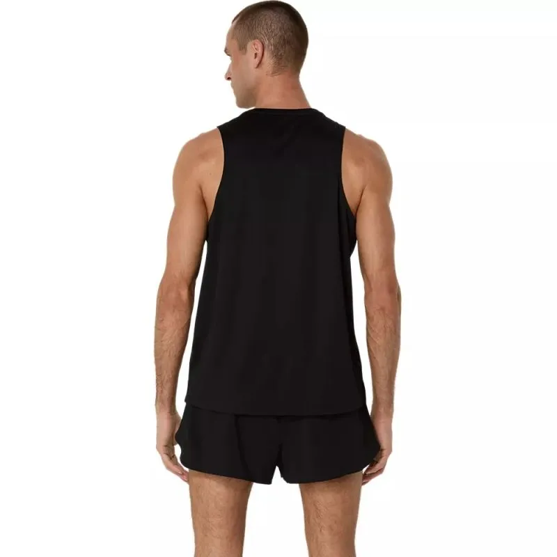 layerable Formal Occasion ASICS Mens Silver Running Singlet