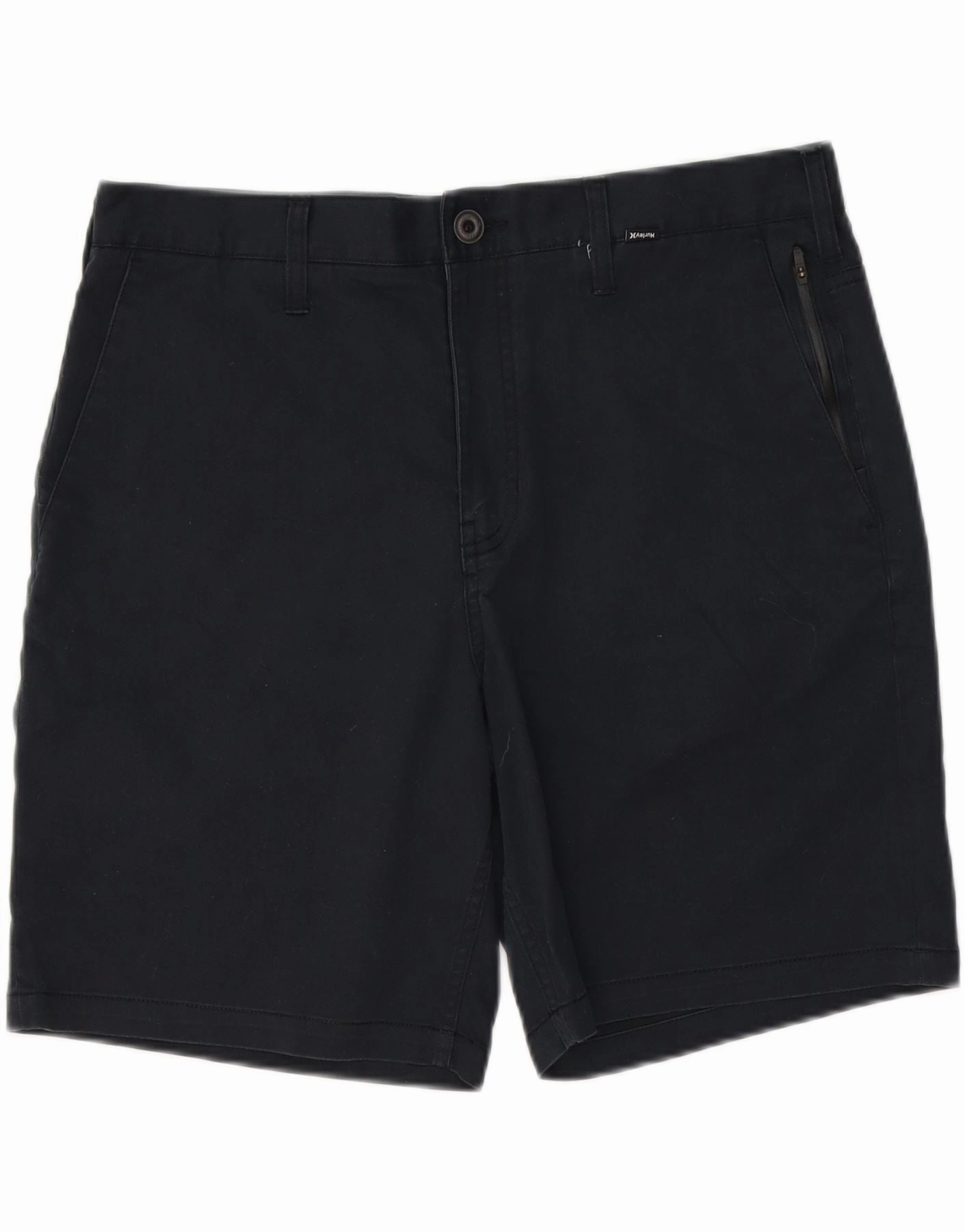 Quick Move Moisture Wicking Finish HURLEY Mens Chino Shorts W34 Large  Navy Blue