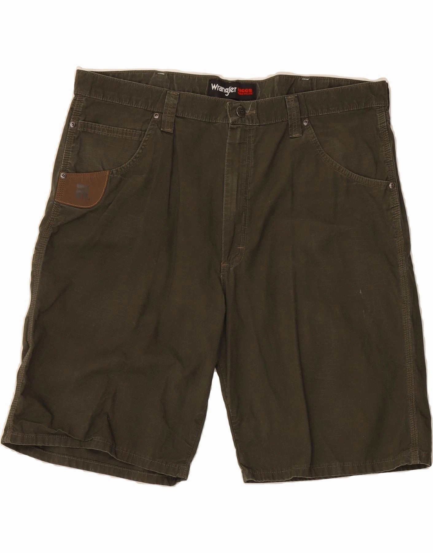 WRANGLER Mens Cargo Shorts W40 XL Khaki Cotton Airflow Design