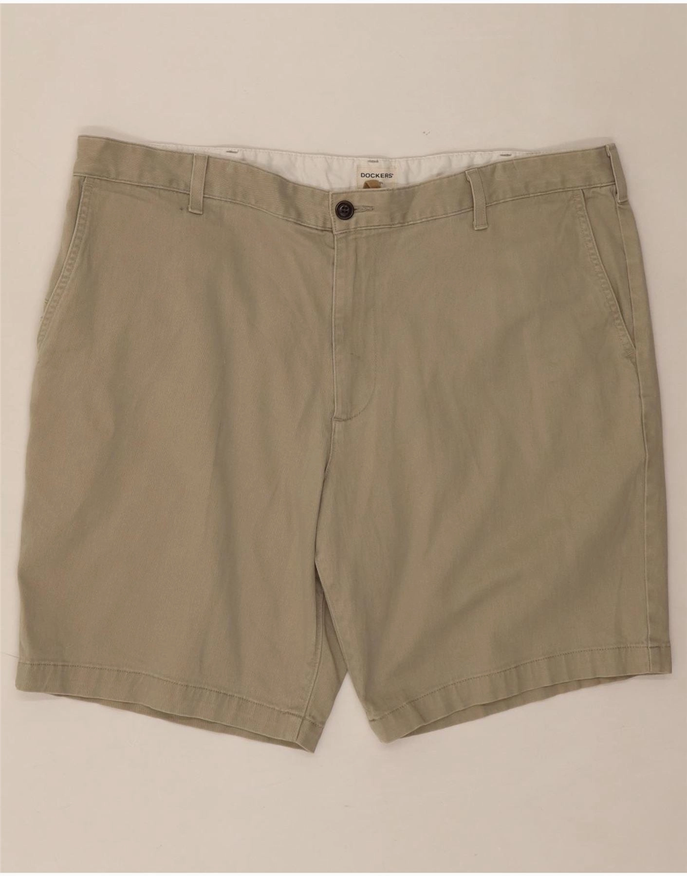 Stretch Flex Subtle Charm DOCKERS Mens Cargo Shorts W40 XL Grey Cotton