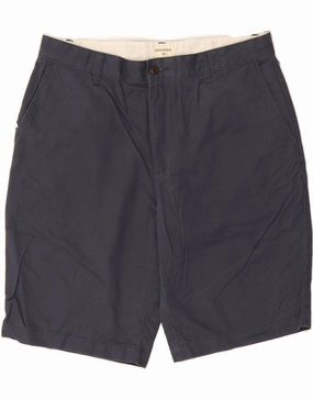 DOCKERS Mens Chino Shorts W33 Medium  Navy Blue Cotton fitness enthusiasts Pre Shrunk Cotton Blend