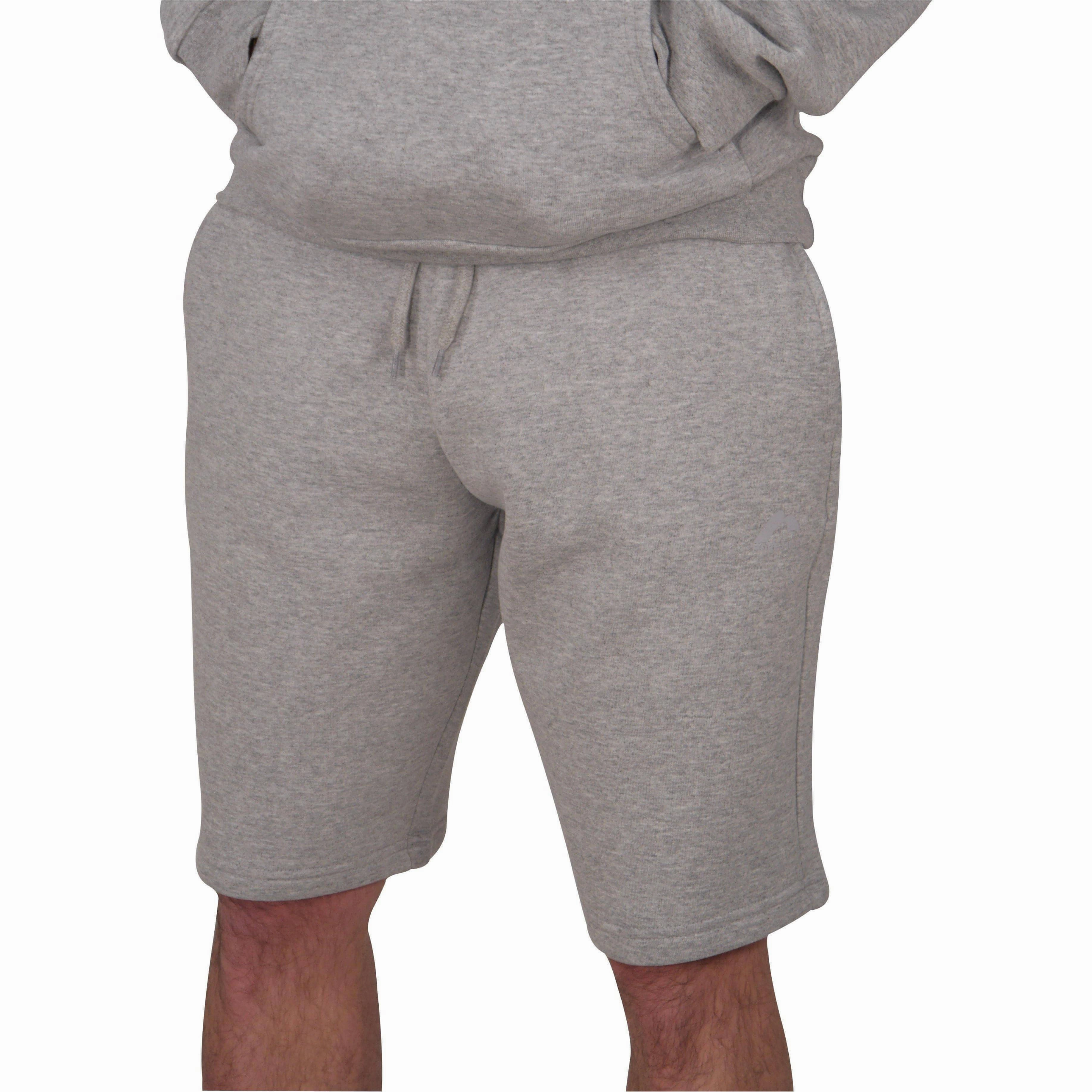 More Mile Vibe Fleece Mens Sweat Shorts - Grey Hassle free maintenance