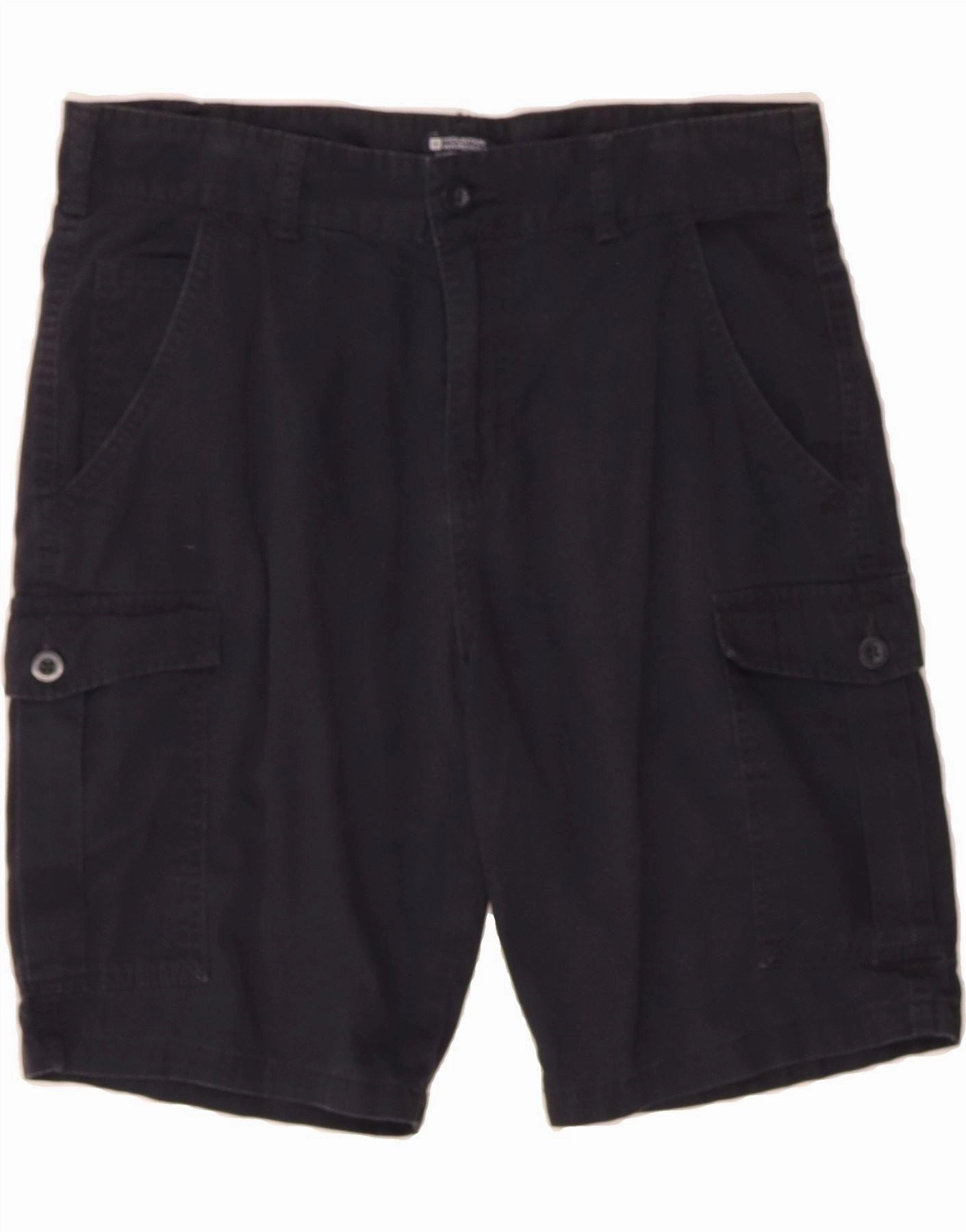 MOUNTAIN WAREHOUSE Mens Cargo Shorts W32 Medium Navy Blue Cotton Effortless Movement