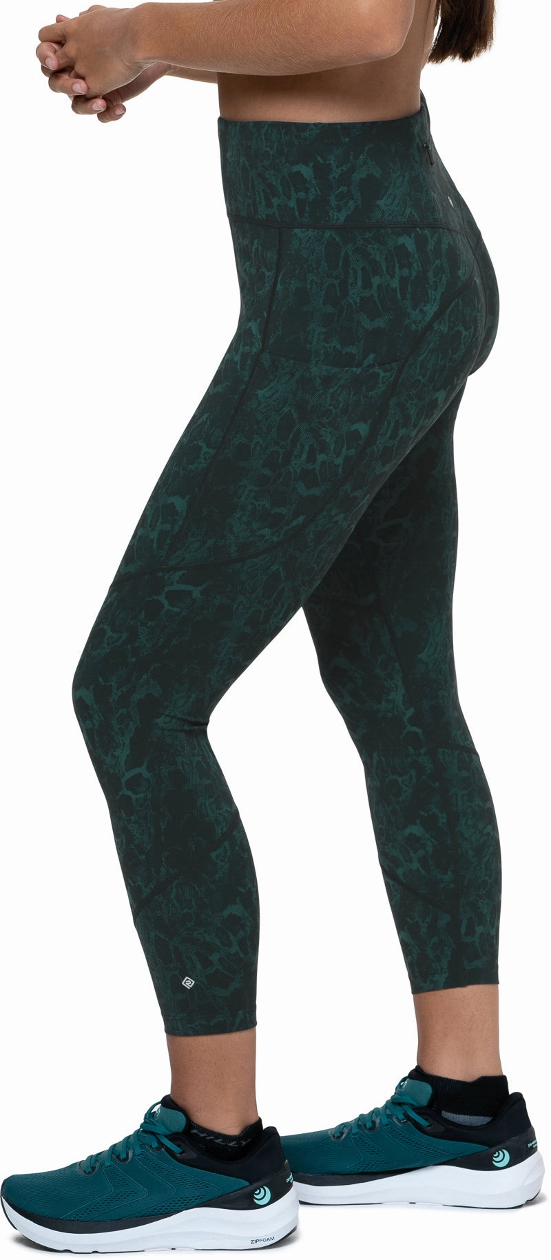 Urban Mood Ronhill Tech Womens 7/8 Running Tights - Green