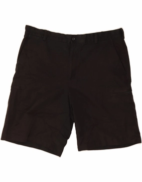 IZOD Mens Golf Classic Fit Cargo Shorts W38 XL  Black Polyester Fitness wear Personalized