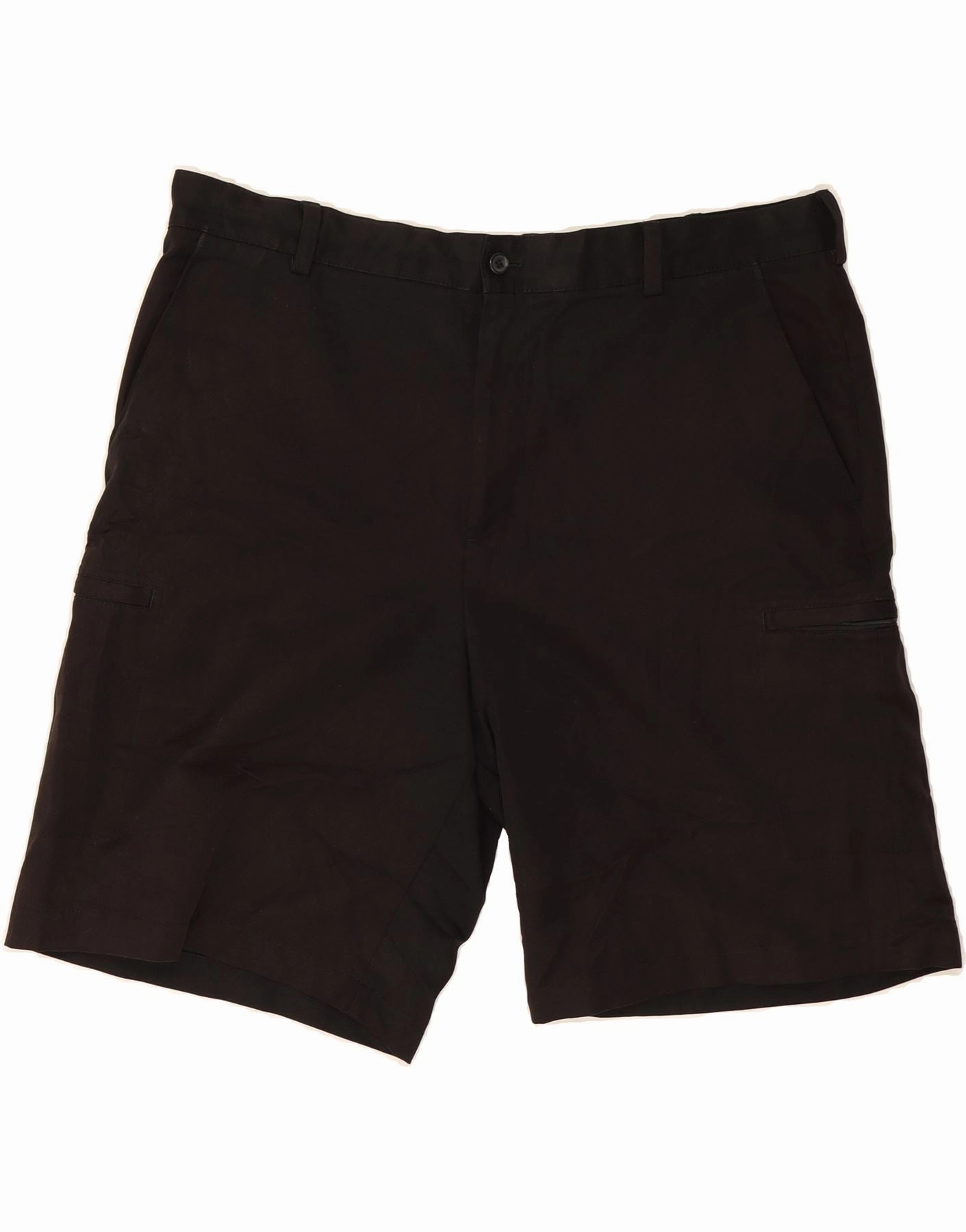 IZOD Mens Golf Classic Fit Cargo Shorts W38 XL  Black Polyester Fitness wear Personalized