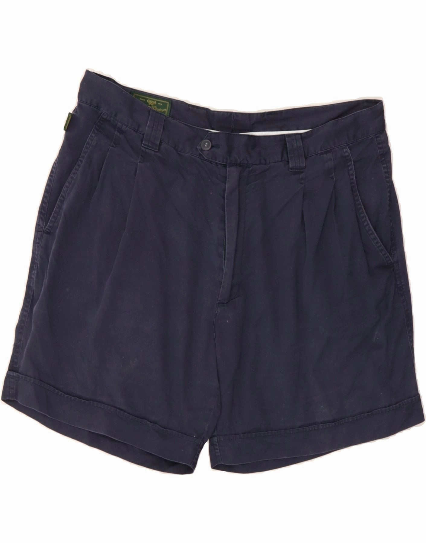 EUROPEAN PROJECT Mens Pegged Chino Shorts IT 52 XL W36 Navy Blue quick-drying