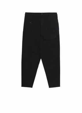Lightweight Weave BLACK SCANDAL KATSURAGI NO-TUCK WAIST STRING WORK PANTS