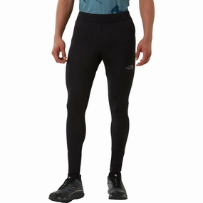 The North Face Mens Long Running Tights - Black Smooth Texture
