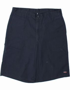 dancewear Bohemian style DICKIES Mens Cargo Shorts W40 XL Navy Blue Cotton