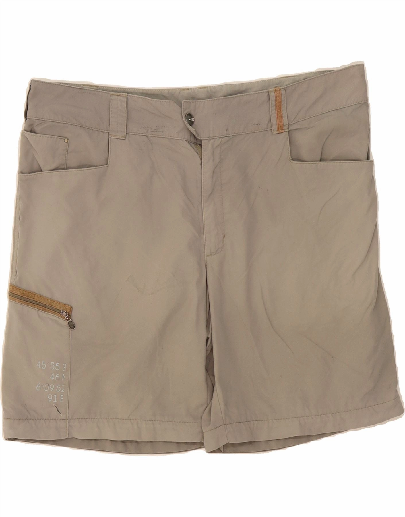 EIDER Mens Cargo Shorts 2XL W42 Grey Polyamide City Look Warm Mood