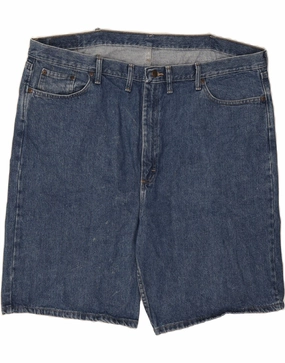 WRANGLER Mens Relaxed Fit Denim Shorts W46 3XL Blue Cotton sweater