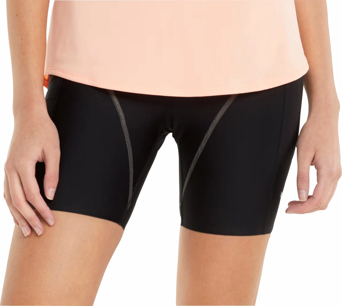 Easy Movement Clean Fit Puma Marathon 6 Inch Womens Short Running Tights - Black