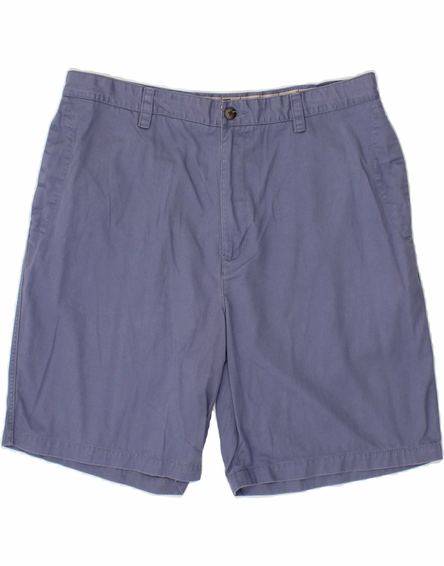 Punk style Reflective accents IZOD Mens Chino Shorts W40 XL Blue Cotton