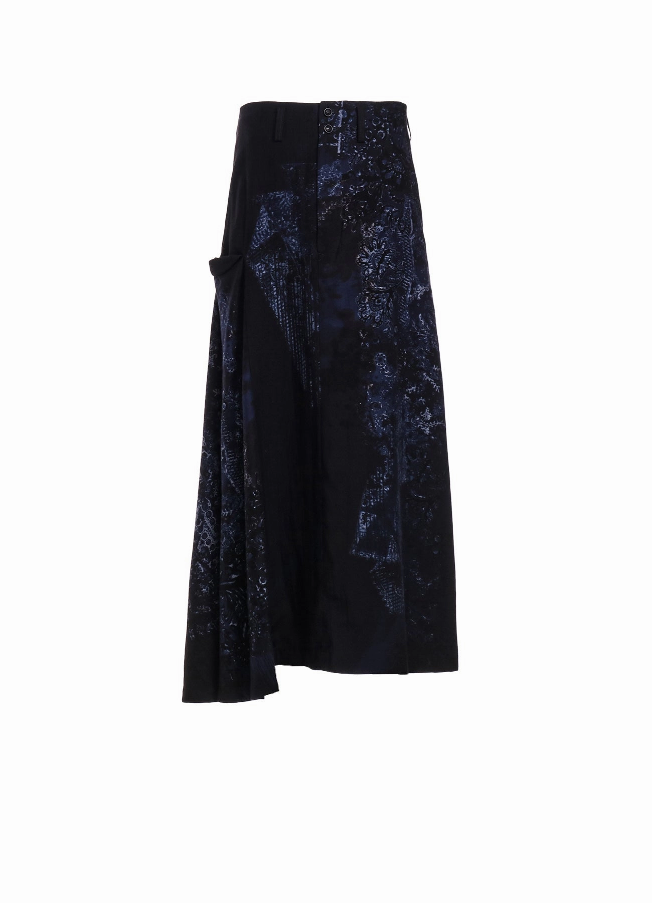 Fit Flex CU/ TWILL LACE DESIGN PT RIGHT FLARE SKIRT