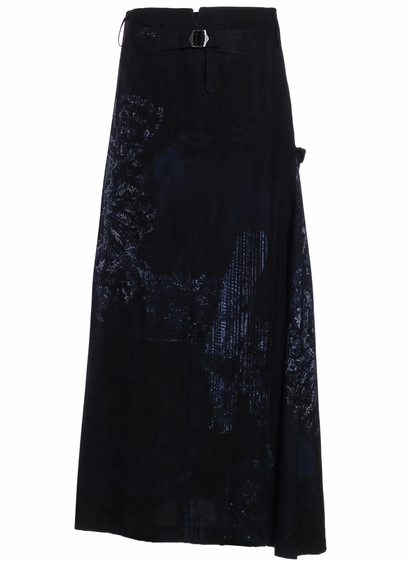 Flexible shape Sleek Fit CU/ TWILL LACE DESIGN PT RIGHT FLARE SKIRT