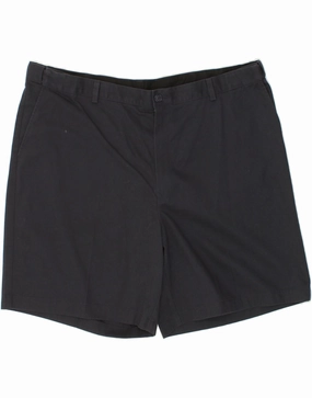 spring shorts L.L.BEAN Mens Comfort Fit Chino Shorts W44 2XL Navy Blue Cotton