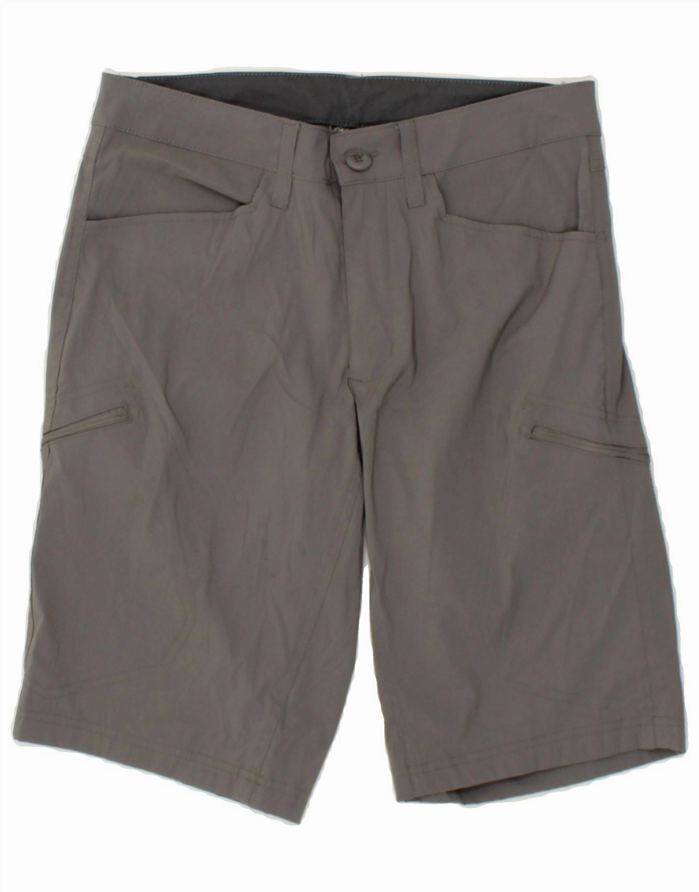 Fitness Friendly Moisture Management Lining EDDIE BAUER Mens Cargo Shorts W30 Medium Grey Nylon