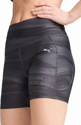 Puma Velocity 5 Inch Womens Short Running Tights - Black Minimalist Style