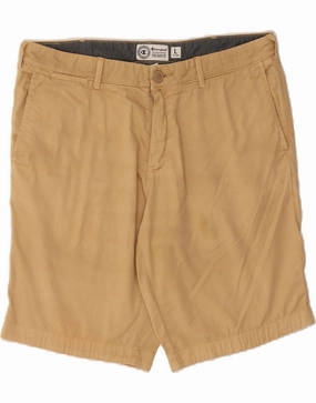 Tactical Attachment Loops Smart Look CHAMPION Mens Chino Shorts Large W36  Beige Cotton