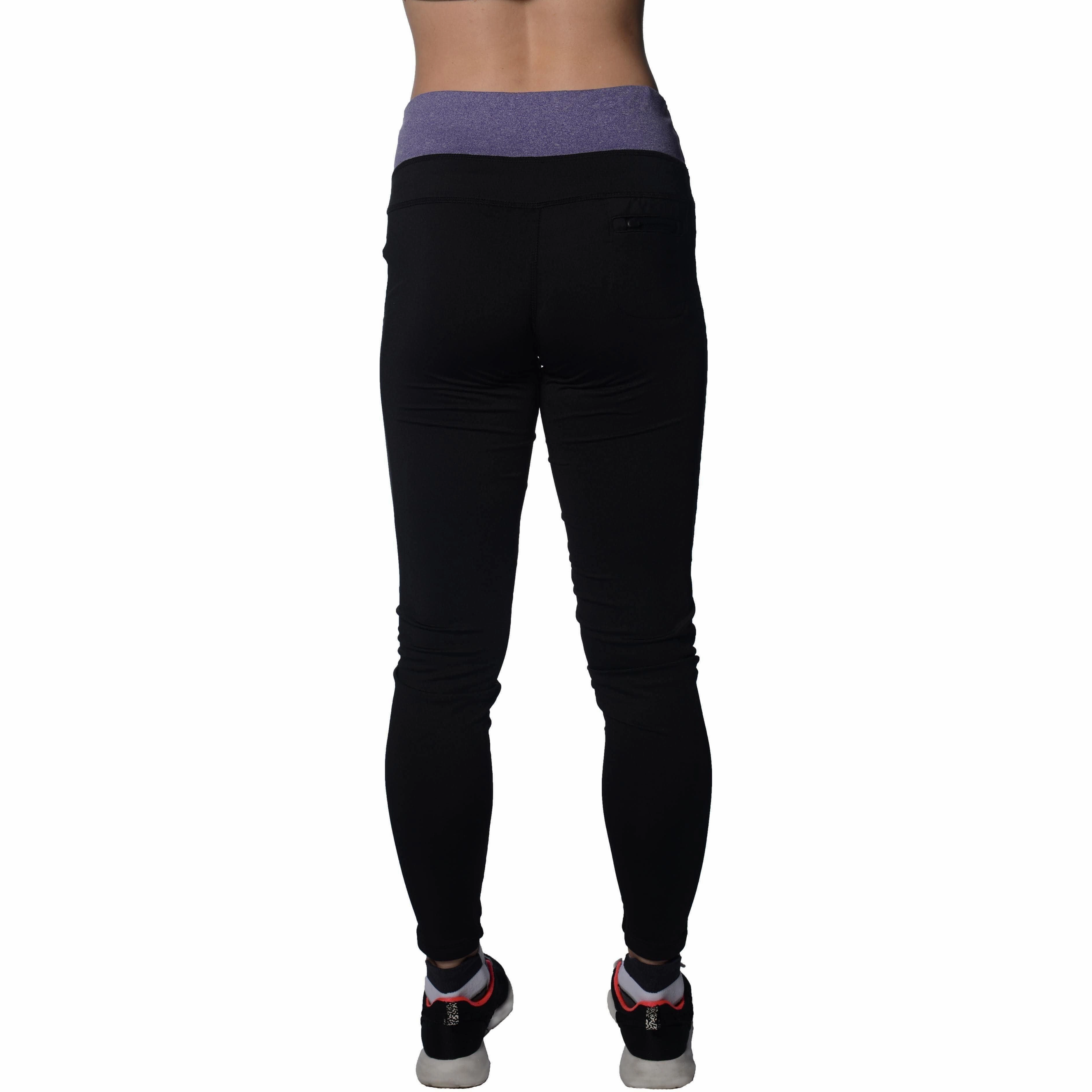 Active Lifestyle Morning Jog Versatile Style More Mile Marl Womens Training Tights - Black