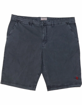 Summer Fun U.S. POLO ASSN. Mens Chino Shorts W42 2XL Navy Blue Cotton