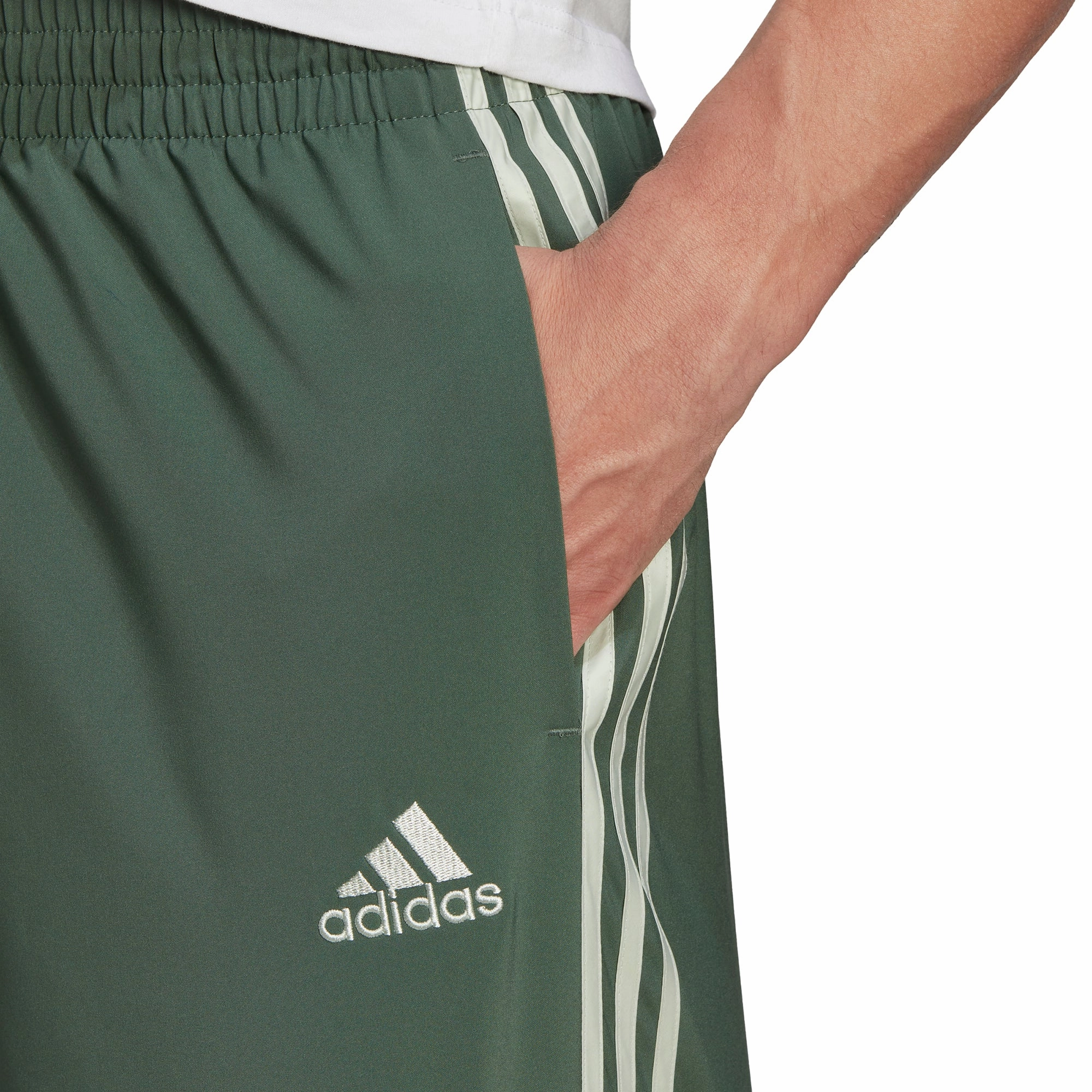 Yarn Dyed Pattern swim shorts adidas AeroReady Essentials Chelsea 3 Stripes Mens Training Shorts - Green