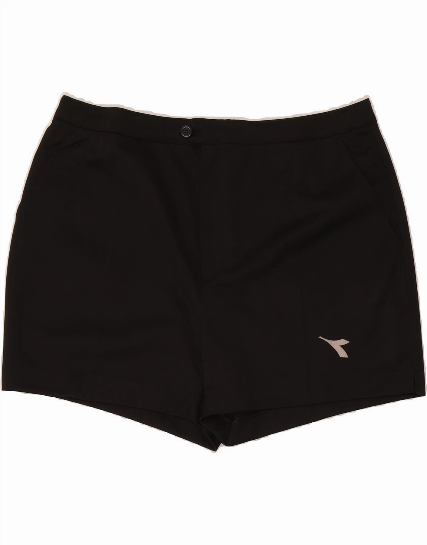 Active Design DIADORA Mens Chino Shorts Large W32  Black Polyester