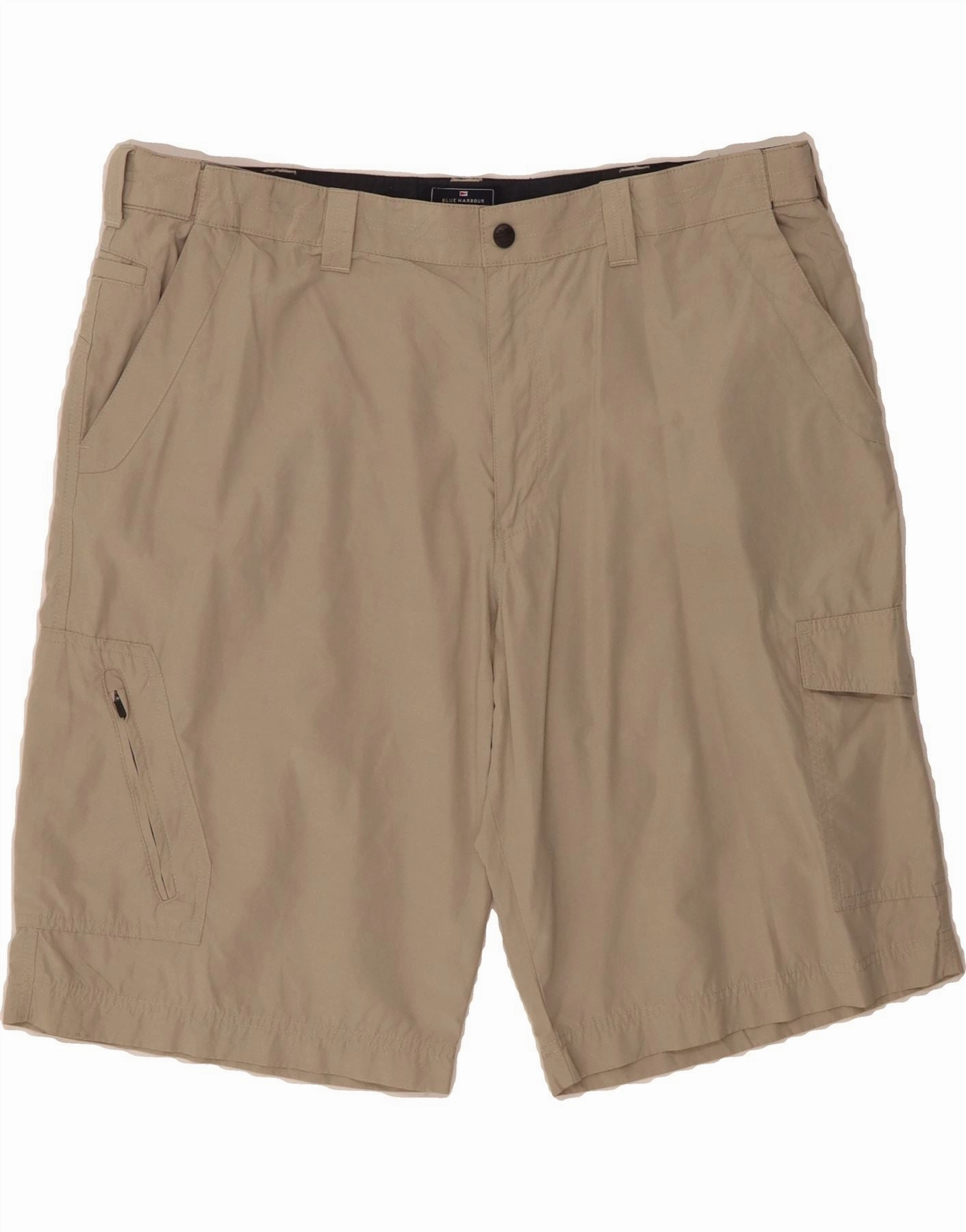 Outdoor Apparel Modern Look MARKS & SPENCER Mens Cargo Shorts W40 XL Beige Polyamide