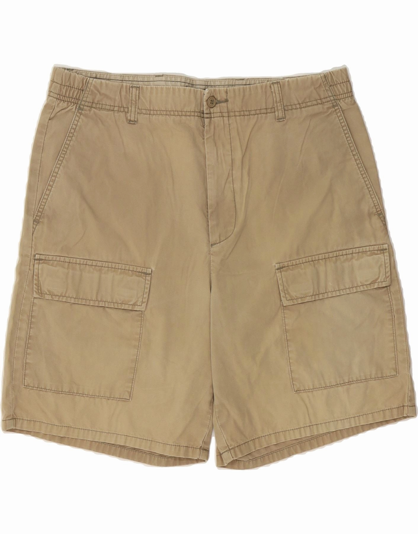 Flexible Mobility DOCKERS Mens Cargo Shorts W36 Large  Beige Cotton