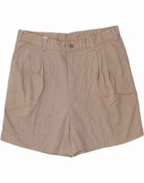 Breeze Friendly Cool Weather DOCKERS Mens Pegged Chino Shorts W36 Large Brown Cotton