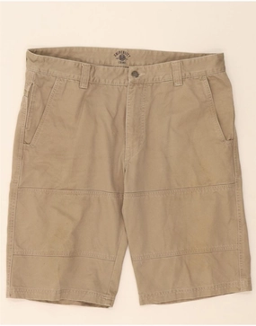 Crisp Look Punk style GANT Mens Bermuda Shorts W34 Large Beige Cotton