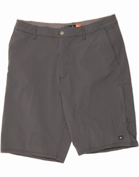 Fresh Look Tennis shorts QUIKSILVER Mens Cargo Shorts W36 Large  Grey Pinstripe