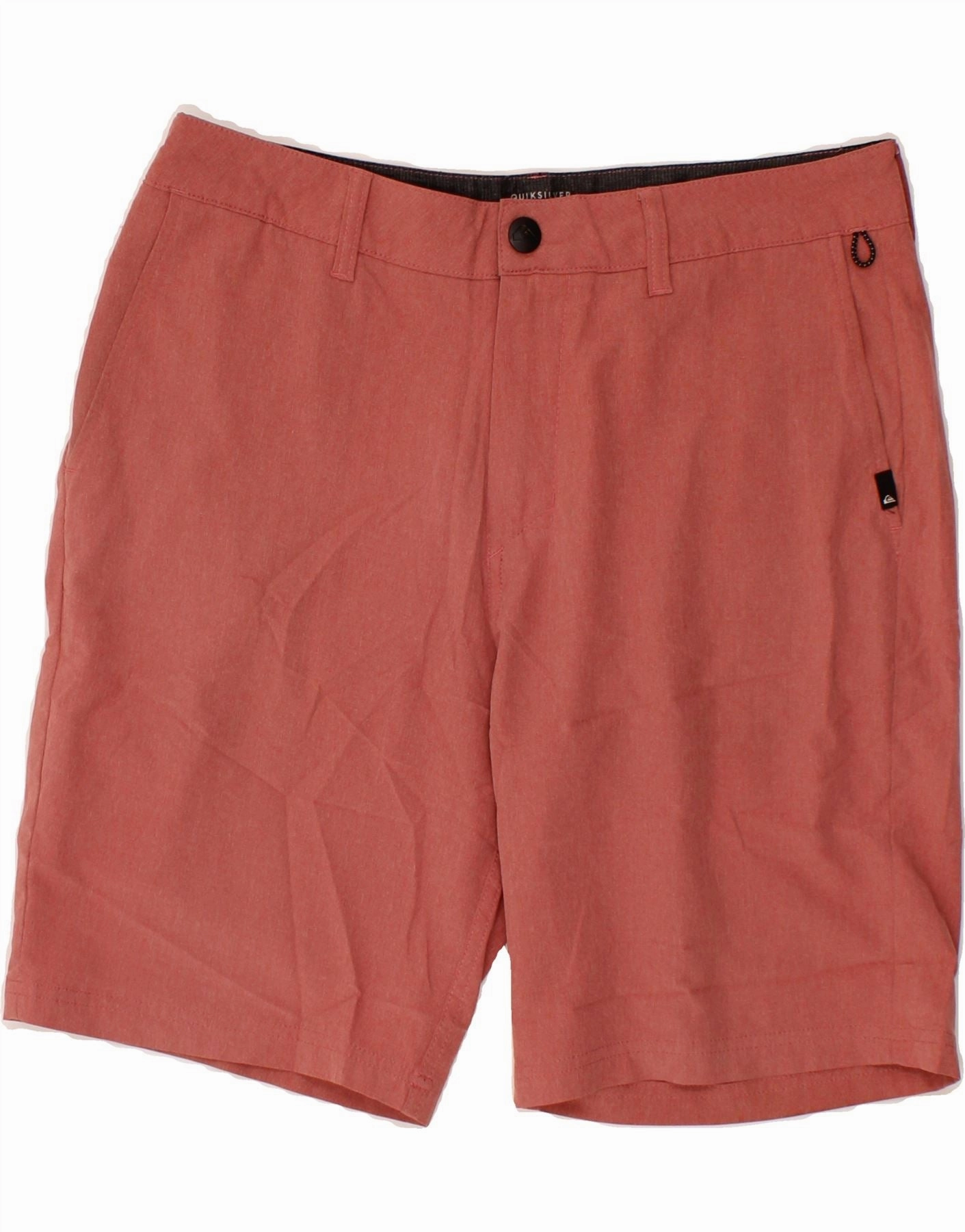 QUIKSILVER Mens Chino Shorts W32 Medium  Red Polyester Sporty Performance