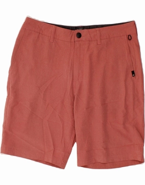 QUIKSILVER Mens Chino Shorts W32 Medium  Red Polyester Sporty Performance