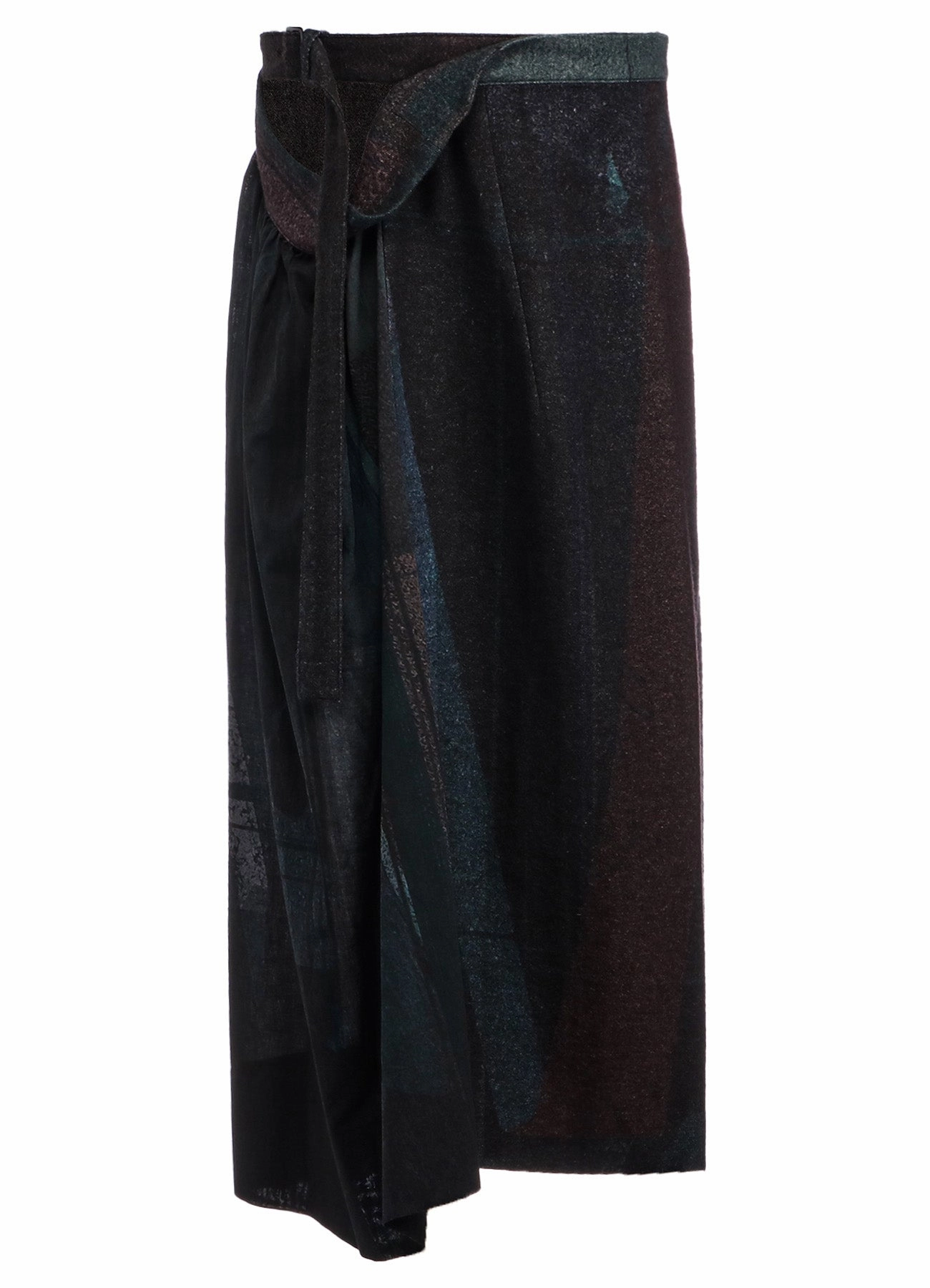 Flattering Shape Travel Ready RAISED C/W TWILL PEALED CHECK PT RIGHT CLOTH SKIRT