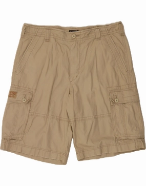 Quick Layer RALPH LAUREN Mens Cargo Shorts W40 XL Beige Cotton