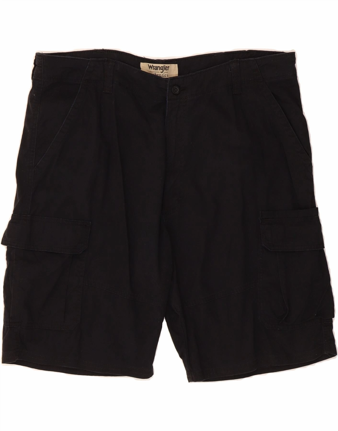 WRANGLER Mens Cargo Shorts W42 2XL Black Spandex Durable Hemming fishing outfit