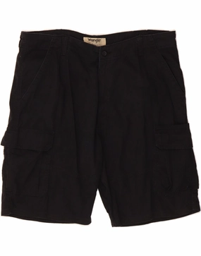 WRANGLER Mens Cargo Shorts W42 2XL Black Spandex Durable Hemming fishing outfit