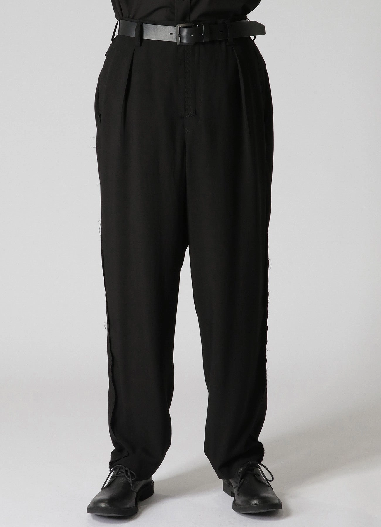 Soft Lining RAYON CAMBRIC SUSPENDER PANTS WITH SIDE DECORATIVE CLOTH