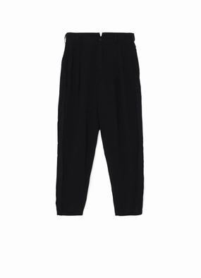 RAYON CAMBRIC SUSPENDER PANTS WITH SIDE DECORATIVE CLOTH Workwear Sporty Fit