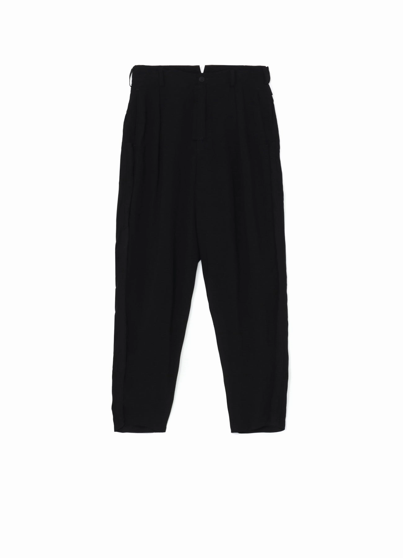 RAYON CAMBRIC SUSPENDER PANTS WITH SIDE DECORATIVE CLOTH Workwear Sporty Fit
