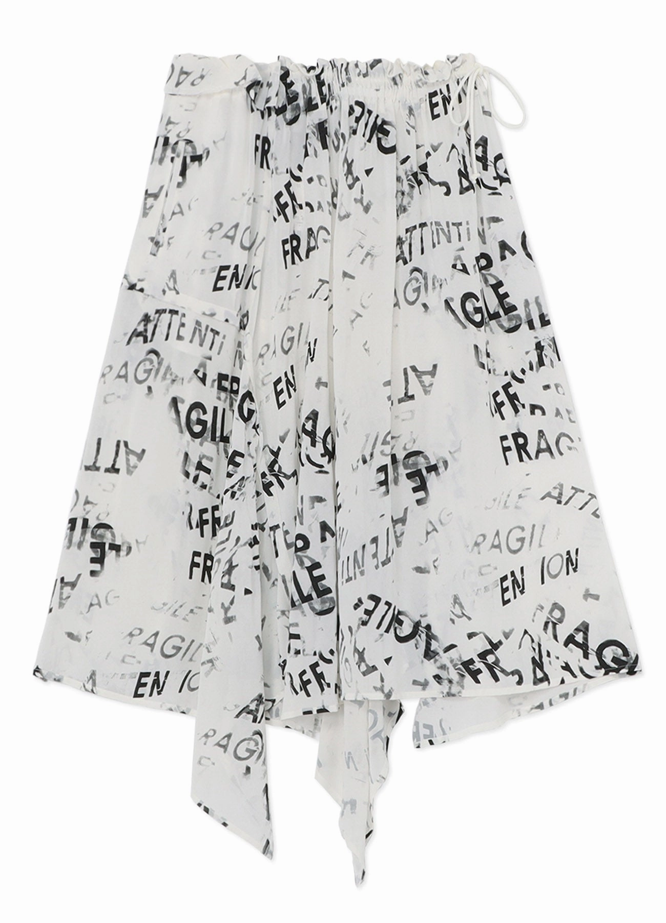 Day Ready RAYON GEORGETTE ASYMMETRIC SKIRT