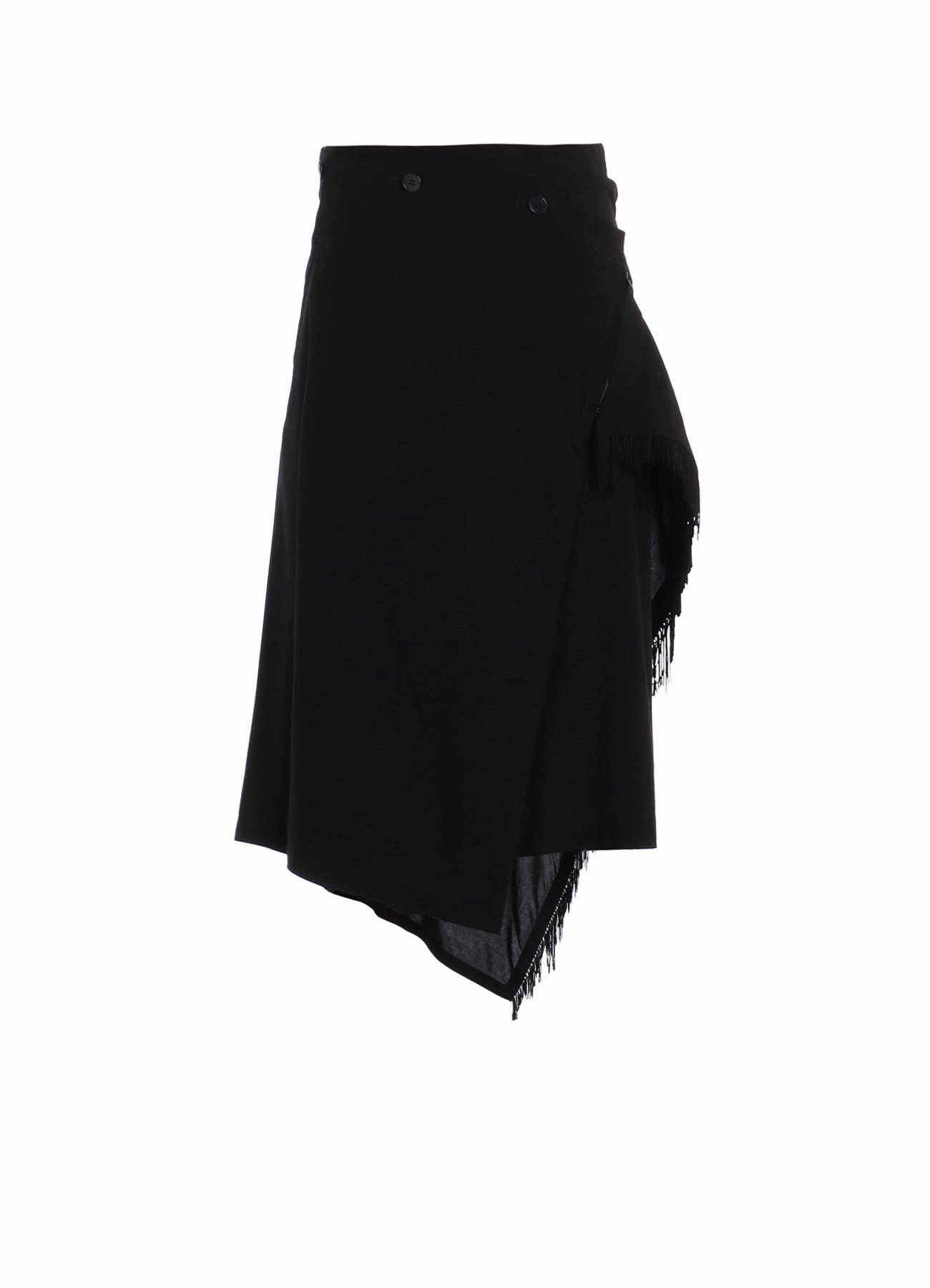 RAYON LAWN FRINGE WRAP SKIRT Base Layer All Fit